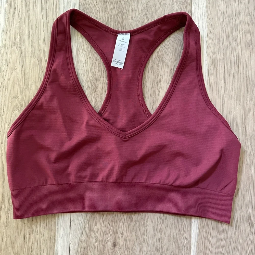 Lululemon Ebb to Street Racerback
Bra *Medium Support, C/D Cup
Chianti - Picture 5 of 7
